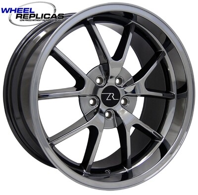 18x10 Black Chrome FR500 Style Replica Wheel