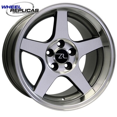 17x10.5 Anthracite w/Mirror Face 03 Dish Style Wheel