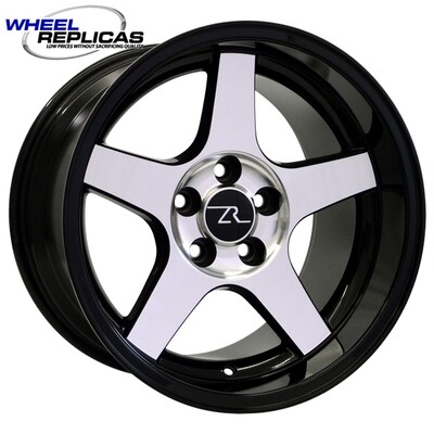 17x10.5 Gloss Black w/Mirror Face 03 Dish Style Wheel