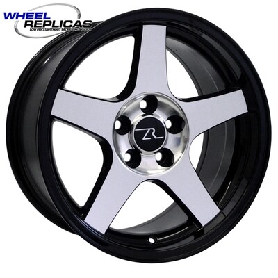 17x9 Gloss Black w/Mirror Face 03 Dish Style Wheel