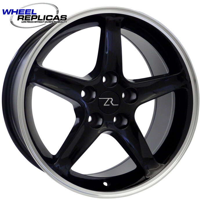 17x9 Black 95 Cobra R Style Wheel