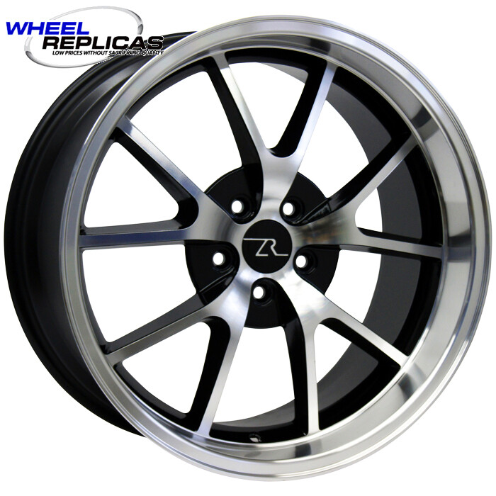 20x10 Gloss Black with Mirror Face FR500 Style Wheel