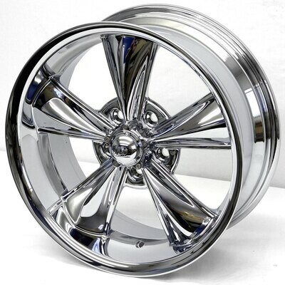 17x7 Chrome MD Classic wheels for 65-73 Mustangs