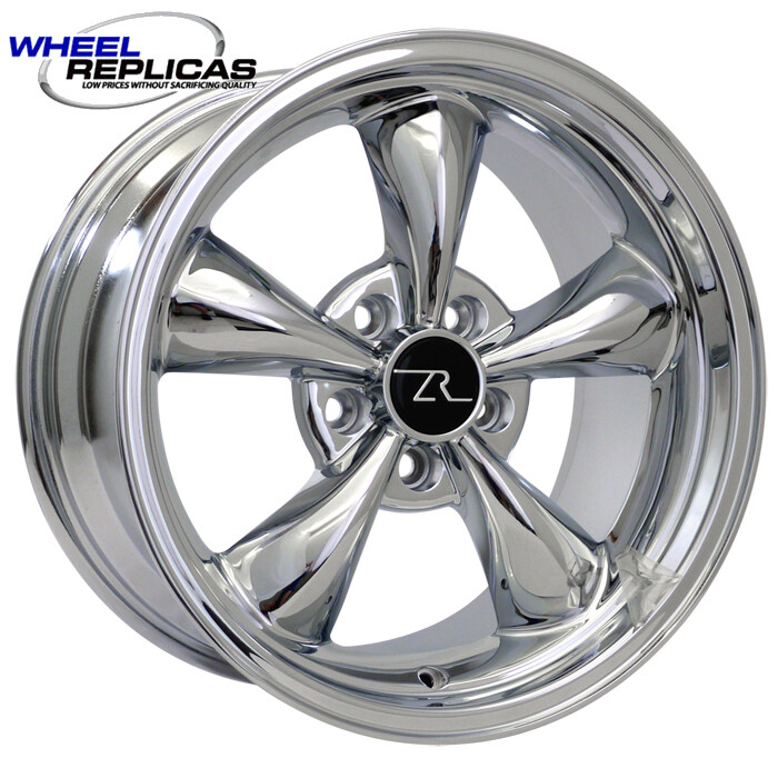 17x9 Chrome Bullitt Style Wheel