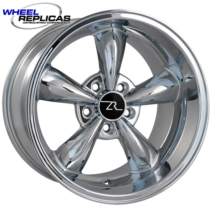 17x10.5 Chrome Bullitt Style Wheel