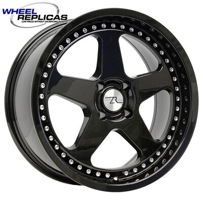 18x8.5 Jet Black SC Motorsport Style Wheel 4 Lug