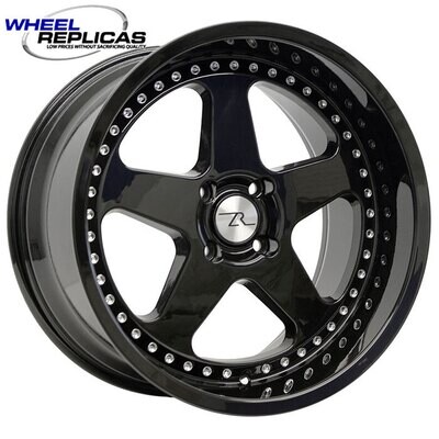 18x10 Jet Black SC Motorsport Style Wheel 4 Lug