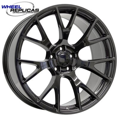 20x9 Gloss Black Hellcat Style Wheels