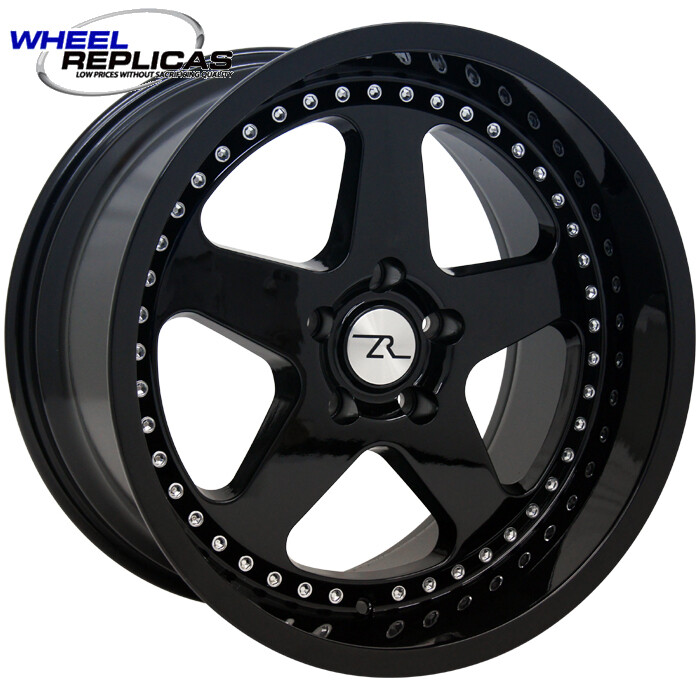 18x10 Jet Black SC Motorsport Style Wheel 5 Lug