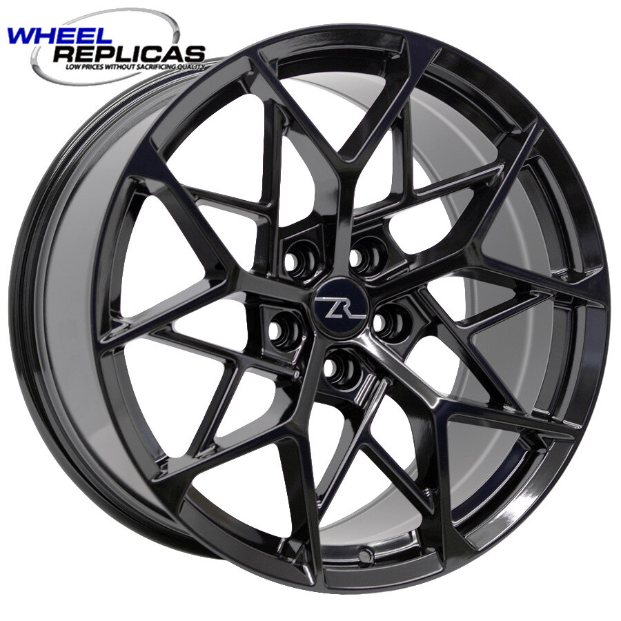 (4) 19x10 Gloss Black Mach Style Wheels