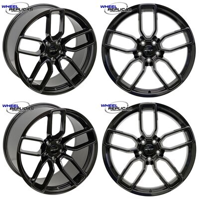20x9.5 & 20x10.5 Gloss Black Hellcat Style Wheels - SET
