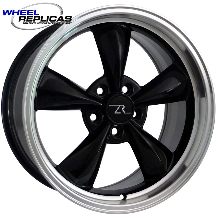 18x9 Black Bullitt Style Wheel