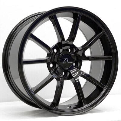 17x9 Gloss Black FR500 Style Wheel