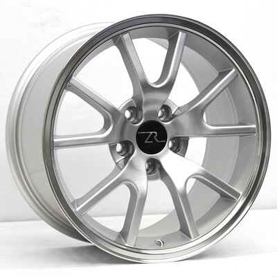 17x9 Silver FR500 Style Wheel