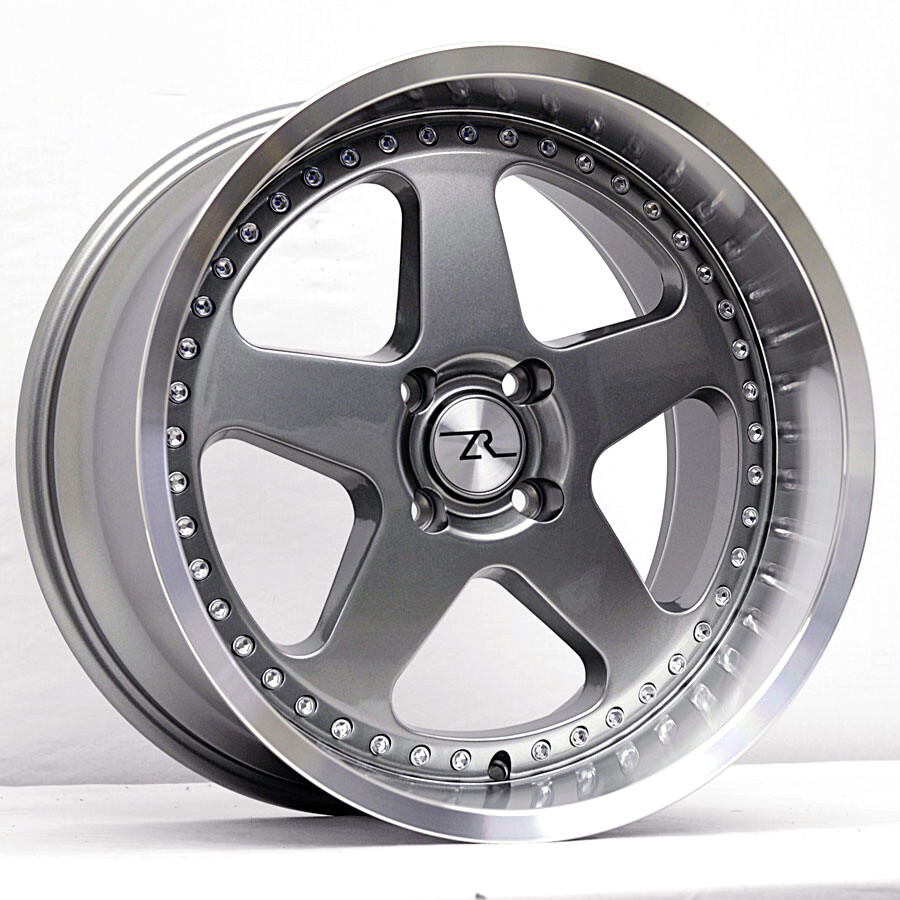18x10 Gunmetal SC Motorsport Style Wheel 4 Lug