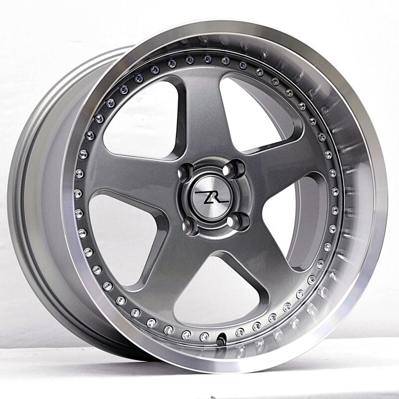 18x10 Gunmetal SC Motorsport Style Wheel 4 Lug
