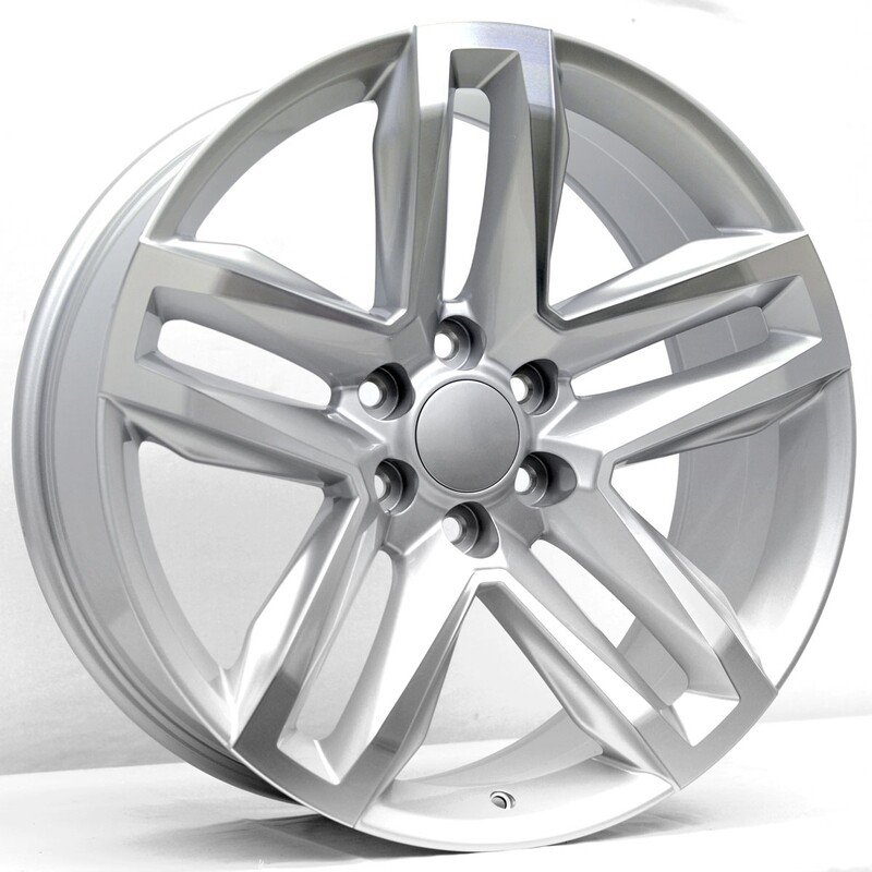 22x9 Trail Boss Style Replica, Silver &amp; Machined Face