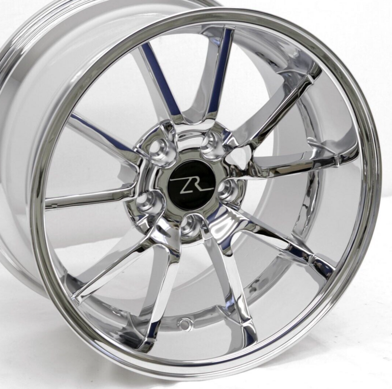 (2) 17X9 &amp; (2) 17x10.5 Chrome FR500 Style Wheels