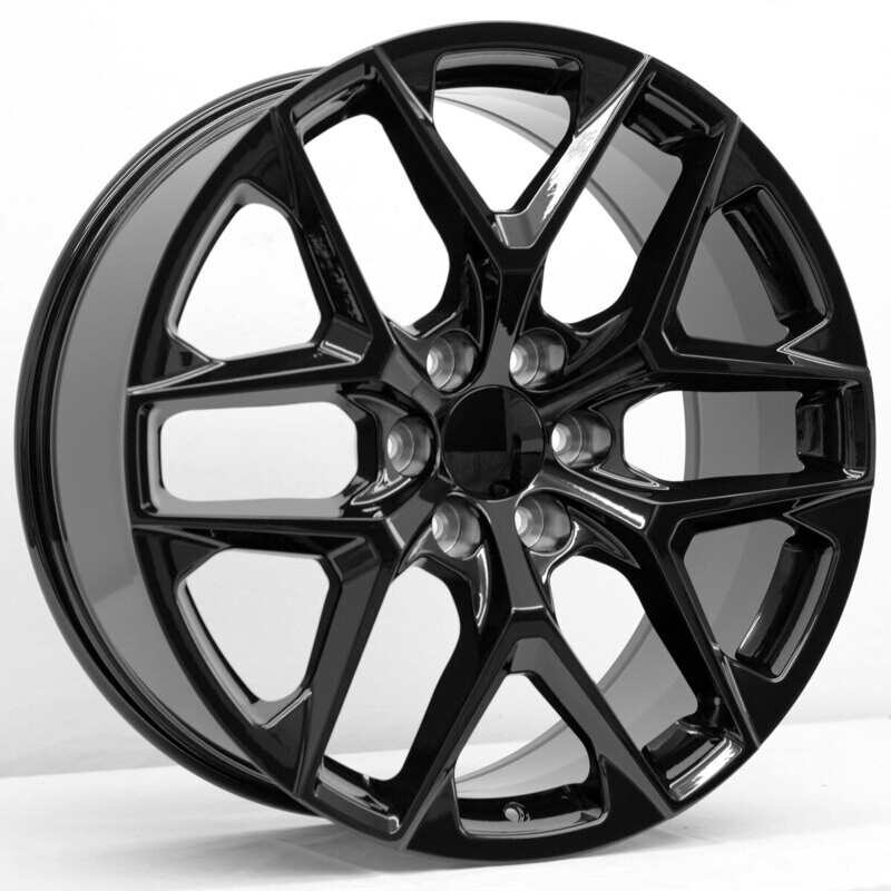22x9 GM SSW Style Replica, Gloss Black