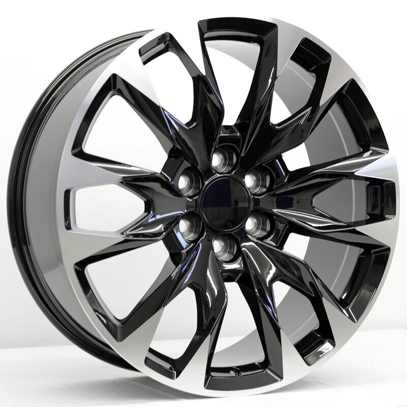 22x9 &#39;23 Yukon Style Replica, Gloss Black Machined Face