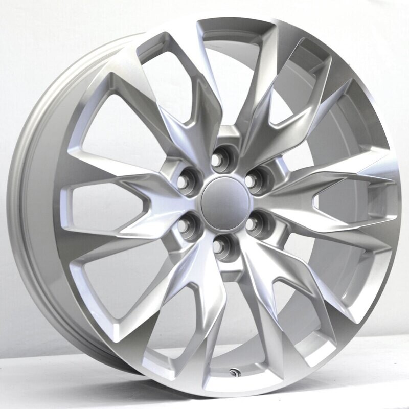 22x9 &#39;23 Yukon Style Replica, Gloss Silver Machined Face
