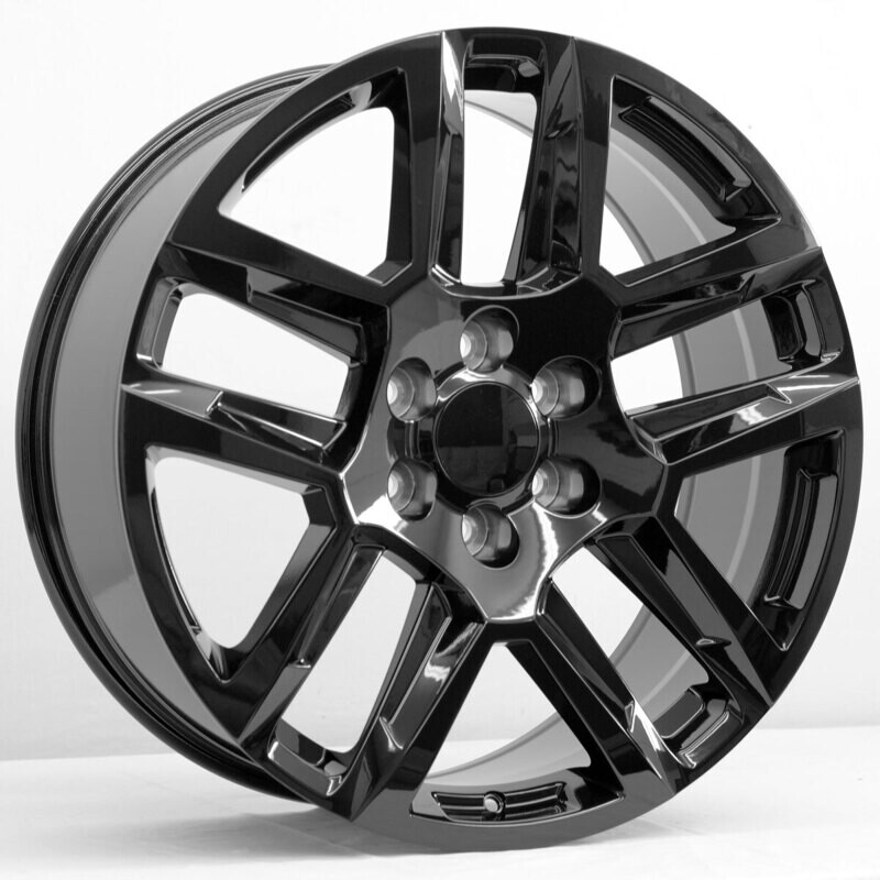 22x9 GM CV63 Style Replica, Gloss Black