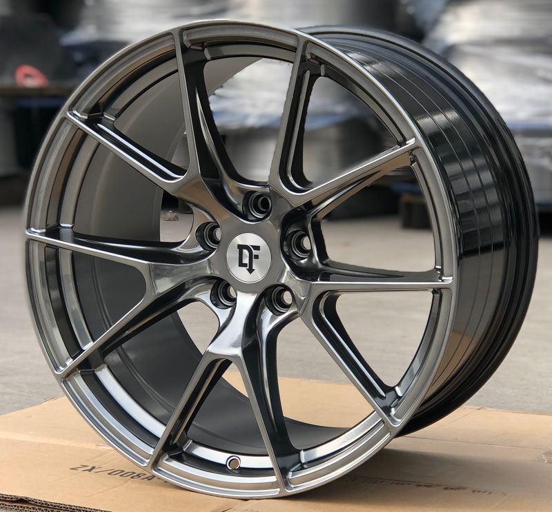 (2) 19x10 &amp; (2) 19x11 Platinum DF5V Wheels (Mustang) Staggered