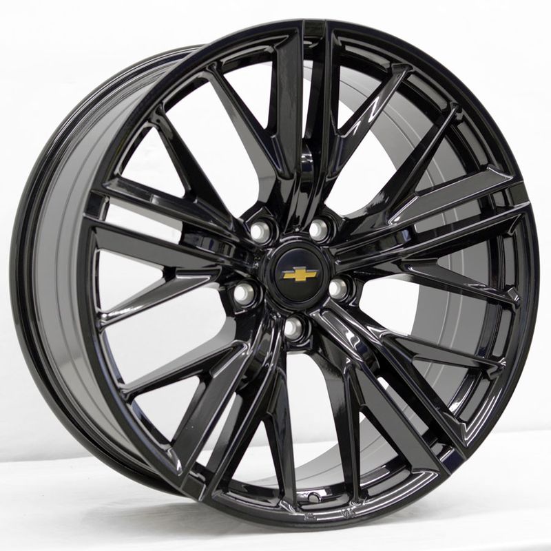 20x9 Gloss Black ZL1 Replica Wheel (front)