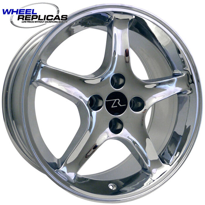 17x9 Chrome Cobra R Style Wheel - 4 lug