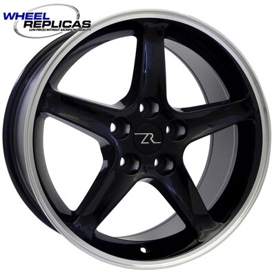 17x9 Black 95 Cobra R Style Wheel - 5 lug