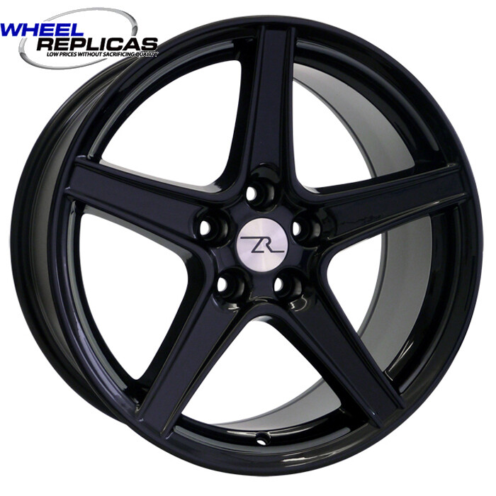 18x9 Gloss Black Saleen Style Replica Wheel
