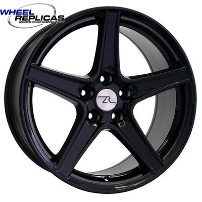 18x9 Gloss Black Saleen Style Replica Wheel