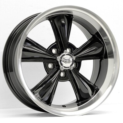 17x8 Gloss Black MD Classic Wheel