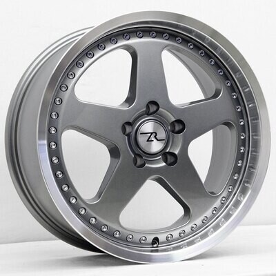 18x8.5 Gunmetal SC Motorsport Style Wheel 5 Lug
