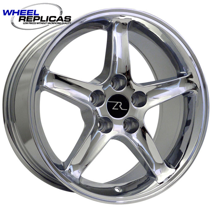 17x10.5 Chrome 95 Cobra R Style Wheel - 5 lug