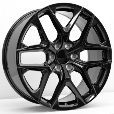 22x9 GM SSW Style Replica, Gloss Black 22x9 GM SSW Style Replica, Gloss Black