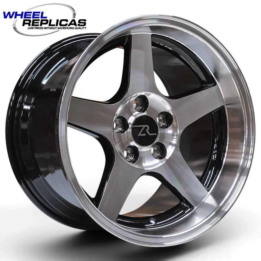 17x10.5 Gloss Black w/Mirror Face/Lip 03 Dish Style Wheel