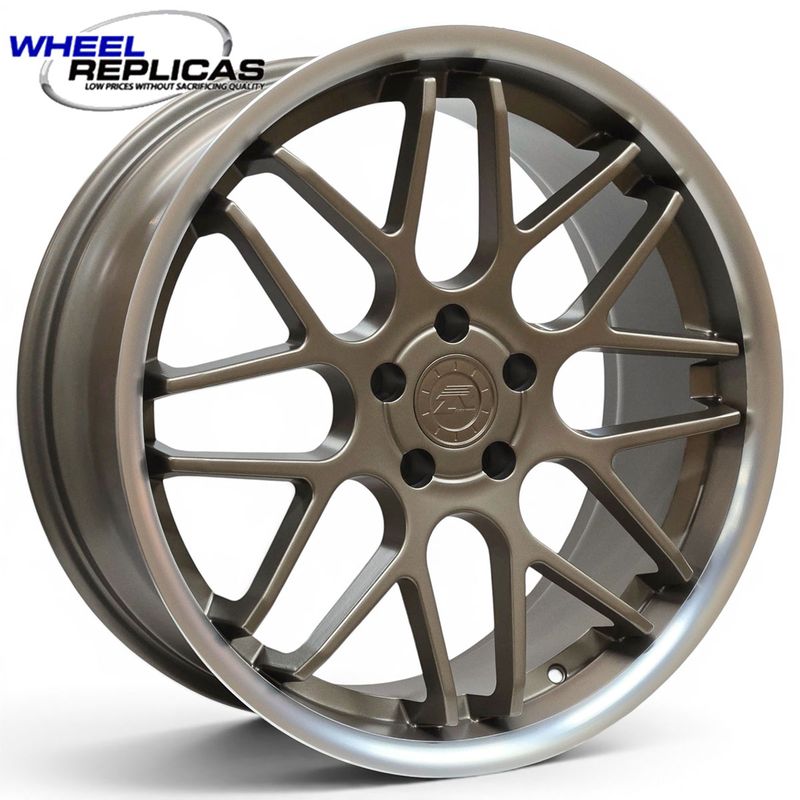 20x8.5 Satin Bronze &amp; Satin Machined Lip DC8 Wheels