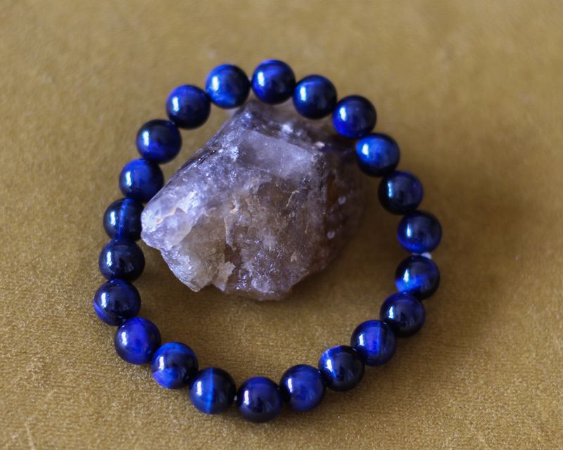Blue tigers Eye Bracelet