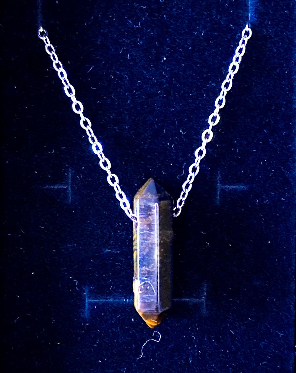 Tigers Eye Necklace [Stainless steel]