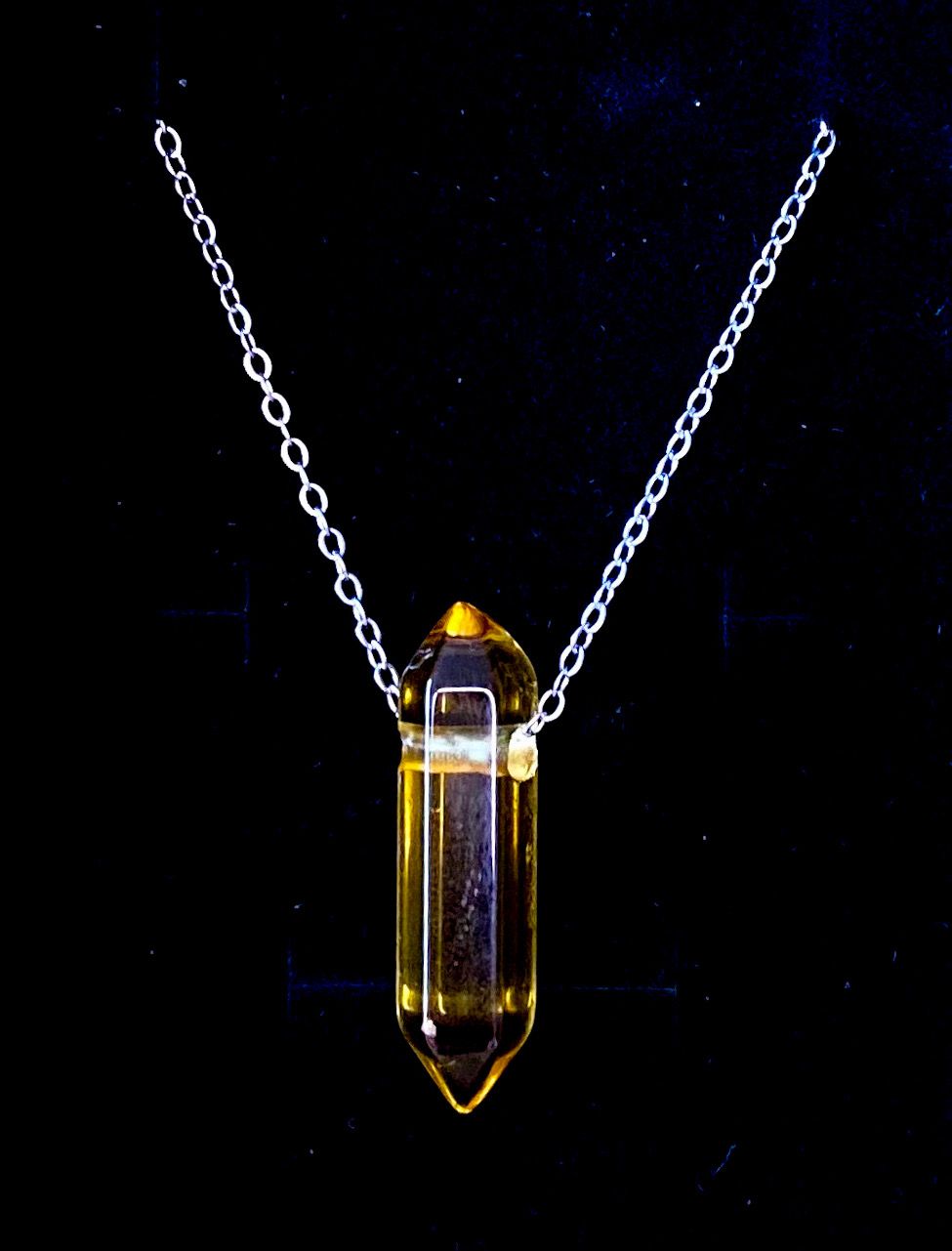 Amber Necklace        [Stainless steel]