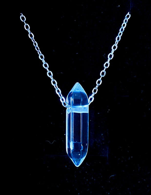 Clear Quartz Necklace [Stainless steel]