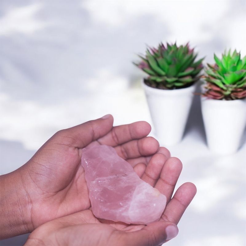 Rose Quartz crystal (Unconditional love)