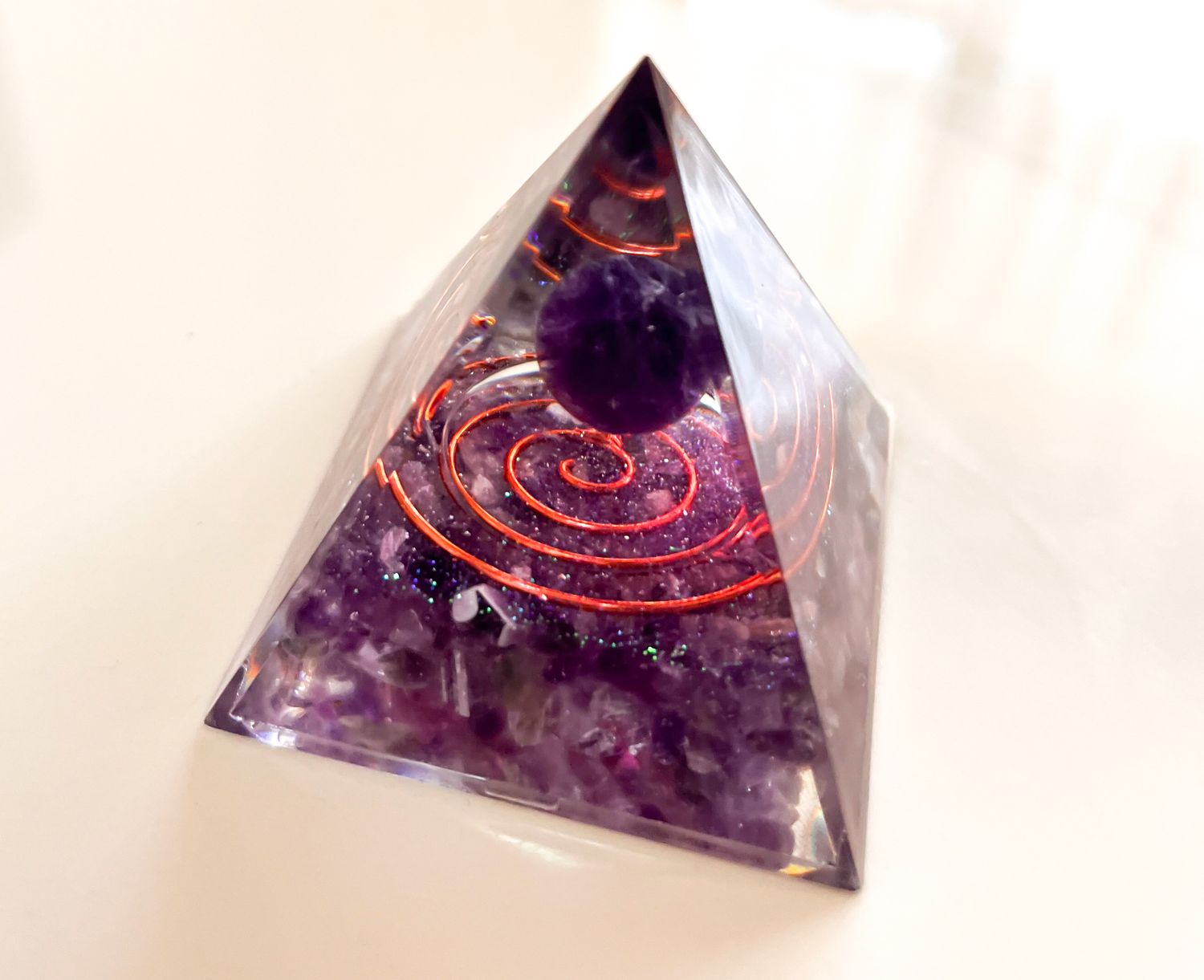 Amethyst Orgonite Generator – Purify, Protect, and Awaken