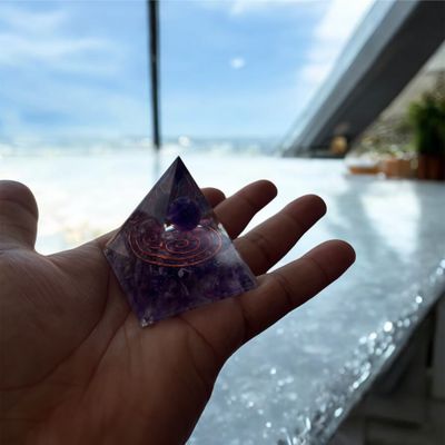 Amethyst Orgonite Generator – Purify, Protect, and Awaken