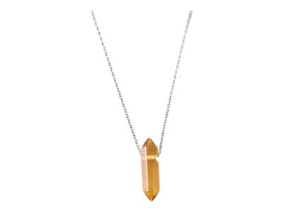 Amber Necklace        [Stainless steel]