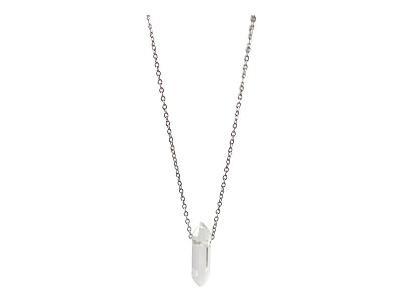 Clear Quartz Necklace [Stainless steel]