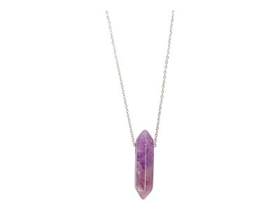 Amethyst Necklace [Stainless steel]