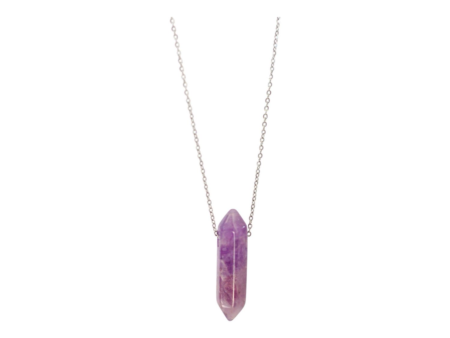 Amethyst Necklace [Stainless steel]