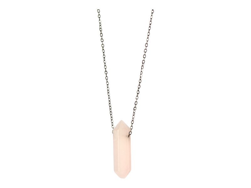​Rose Quartz Necklace [Stainless steel]